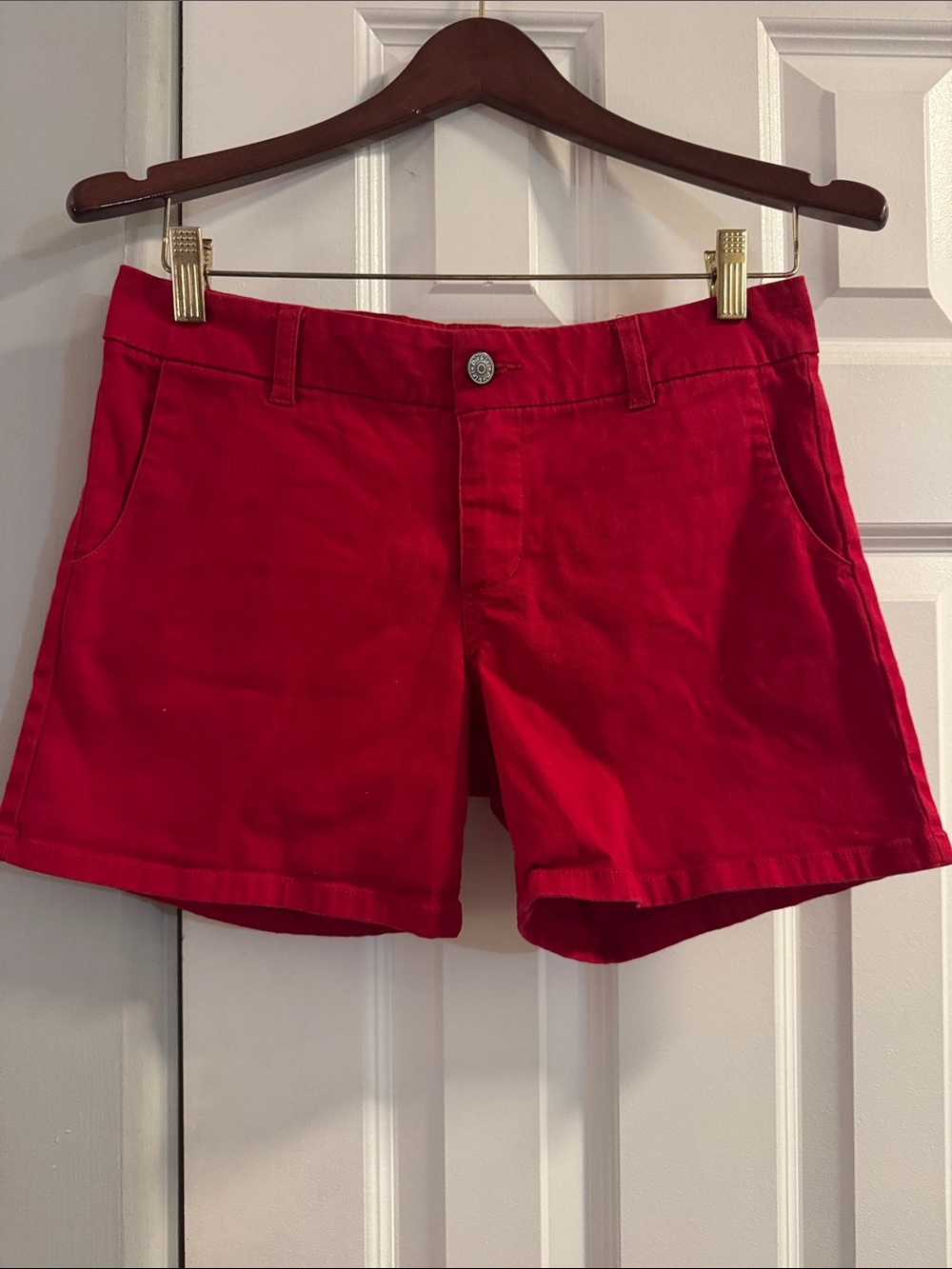 Vintage Dickies Women’s Bright Red Shorts